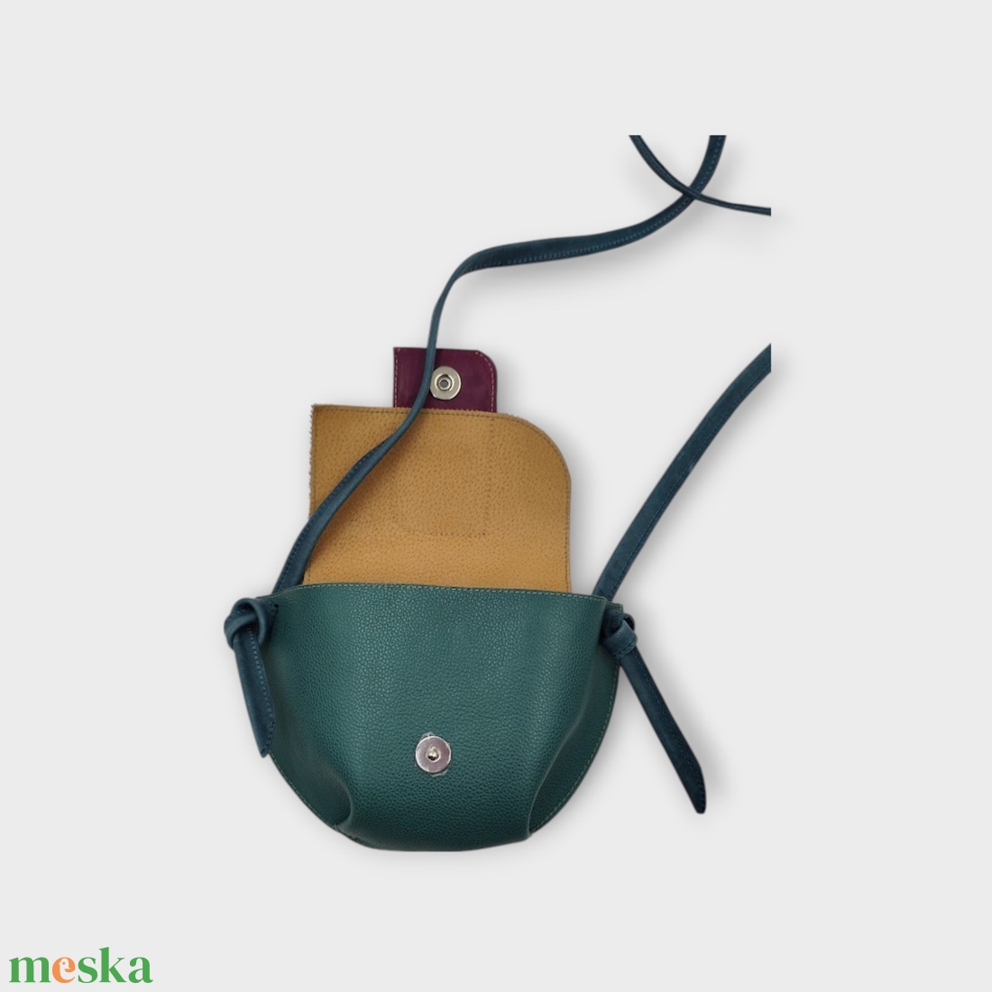 XXS DAVIDA bőr kistáska - táska & tok - kézitáska & válltáska - vállon átvethető táska - Meska.hu