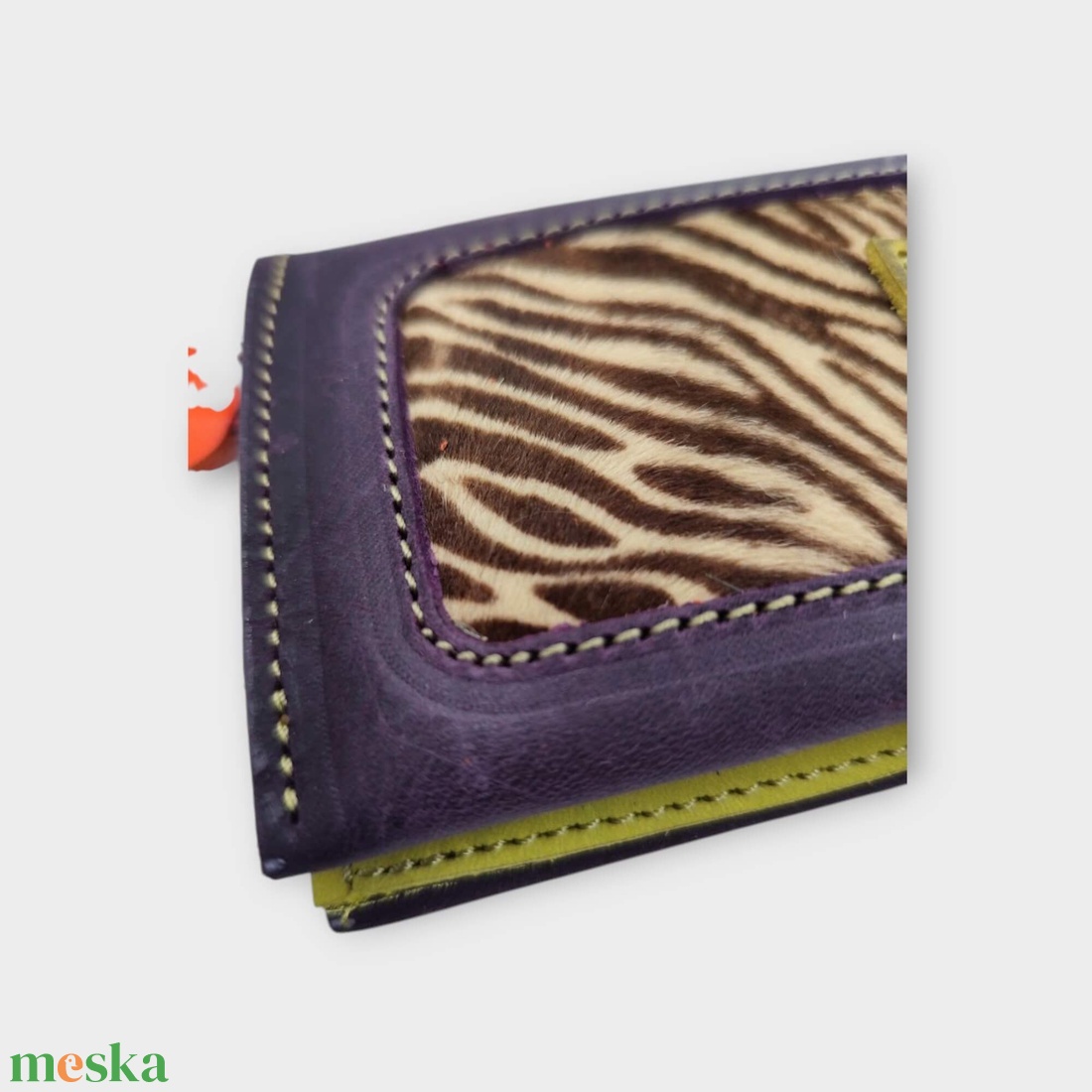 ENI Tatu bőr pénztárca kártyatartó - táska & tok - pénztárca & más tok - aprópénztartó - Meska.hu
