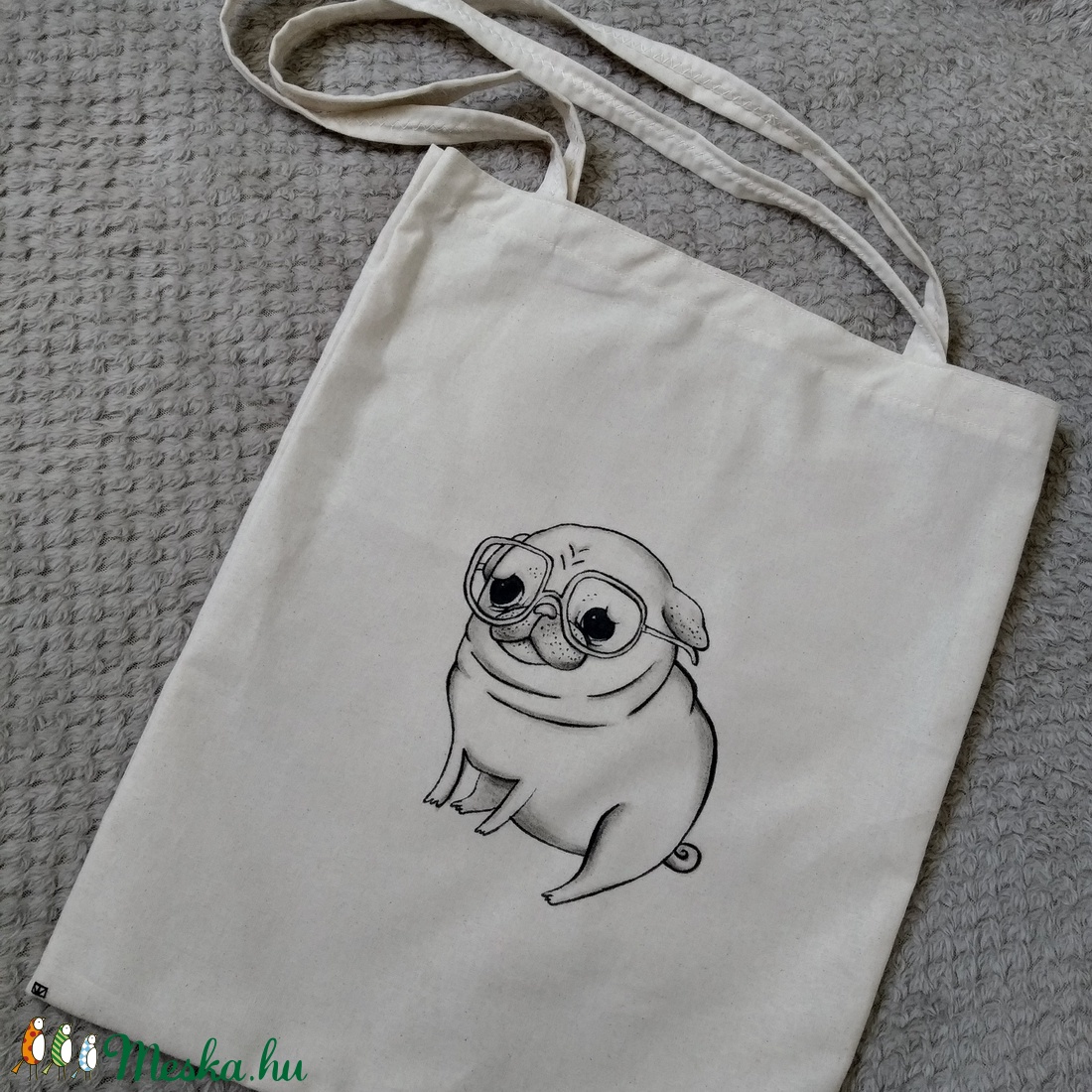 cuki mopsz, kézzel rajzolt, kutyás natúr vászontáska - táska & tok - bevásárlás & shopper táska - shopper, textiltáska, szatyor - Meska.hu cuki mopsz, kézzel rajzolt, kutyás natúr vászontáska - táska & tok - bevásárlás & shopper táska - shopper, textiltáska, szatyor - Meska.hu