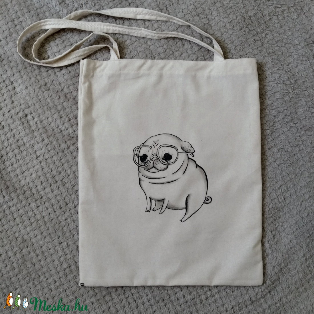 cuki mopsz, kézzel rajzolt, kutyás natúr vászontáska - táska & tok - bevásárlás & shopper táska - shopper, textiltáska, szatyor - Meska.hu cuki mopsz, kézzel rajzolt, kutyás natúr vászontáska - táska & tok - bevásárlás & shopper táska - shopper, textiltáska, szatyor - Meska.hu