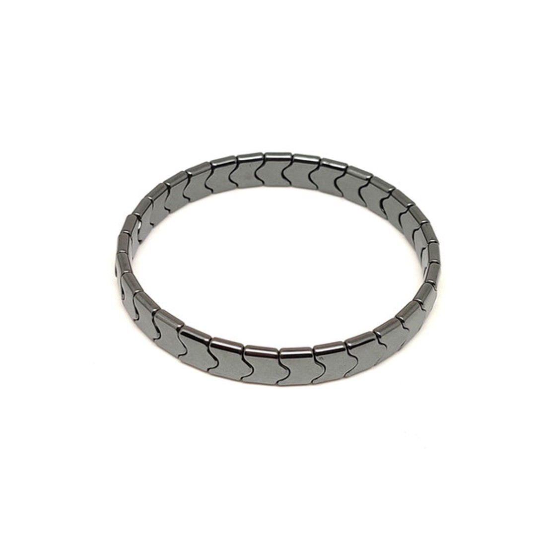 Hematit szürke nyíl karkötő 8x8mm Nyílhegy - ékszer - karkötő - ásványkarkötő - Meska.hu