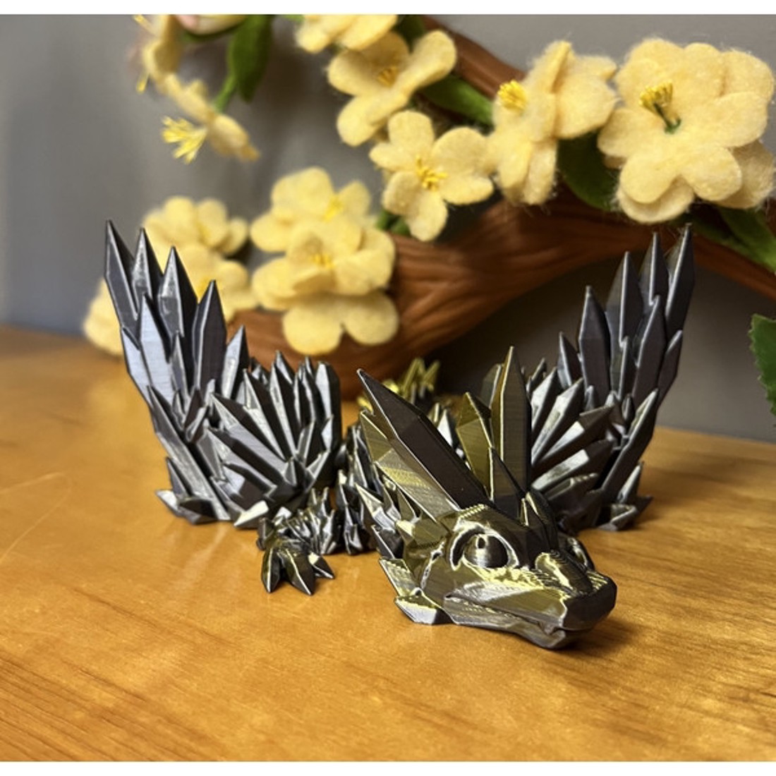 3d nyomtatott baby kristály sárkány - játék & sport - plüssállat & játékfigura - más figura - Meska.hu