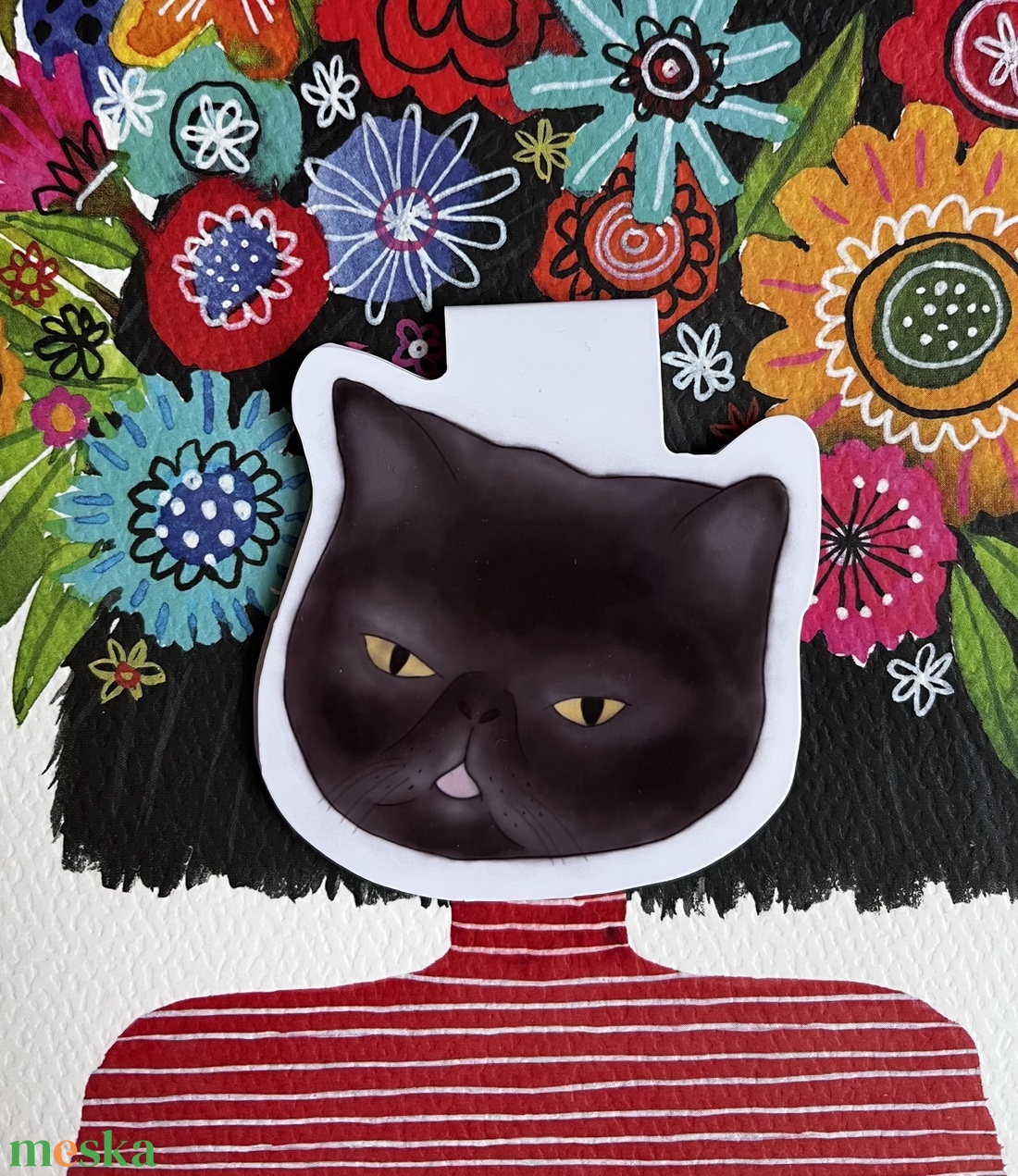 Othello úr - mágneses könyvjelző - könyv & zene - könyvjelző - Meska.hu