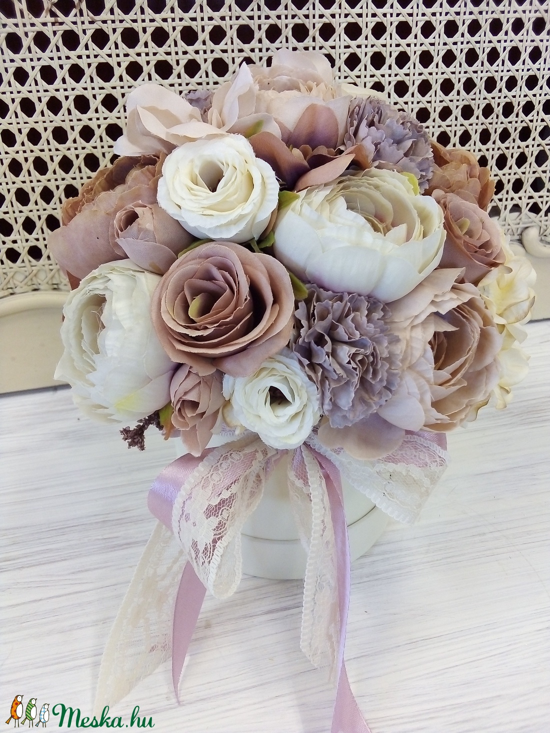 Vintage virágbox -  - Meska.hu