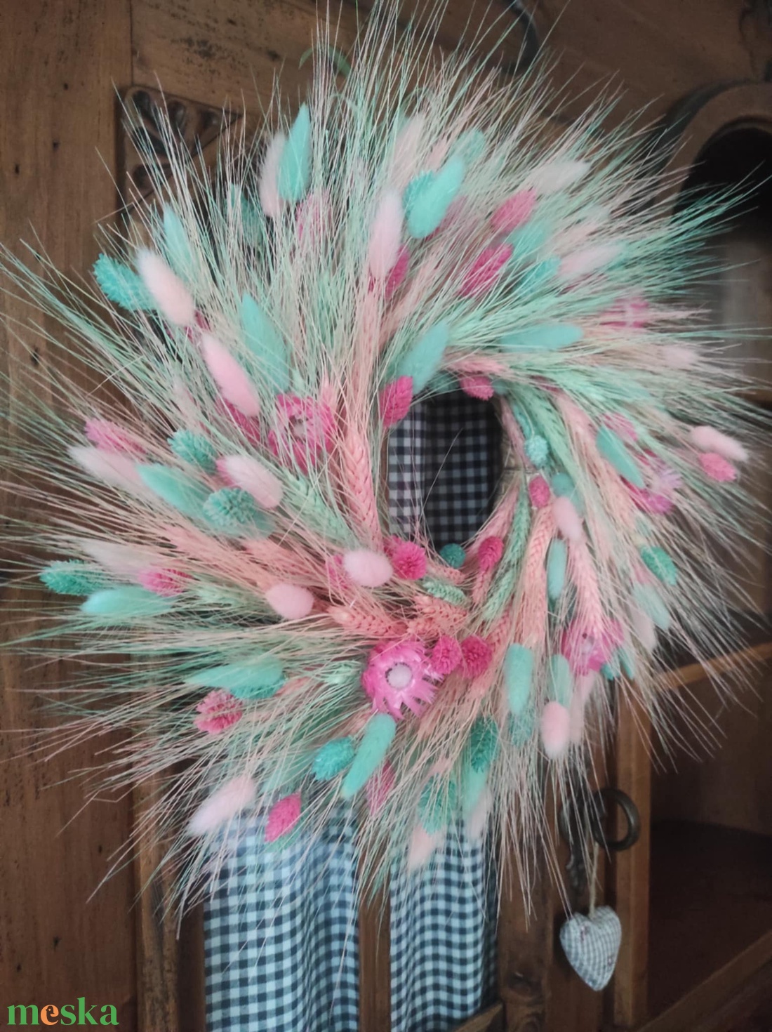 Búzakoszorú,ajtódísz(pink-menta) - otthon & életmód - dekoráció - ajtó- és ablak dekoráció - ajtódísz & kopogtató - Meska.hu Búzakoszorú,ajtódísz(pink-menta) - otthon & életmód - dekoráció - ajtó- és ablak dekoráció - ajtódísz & kopogtató - Meska.hu