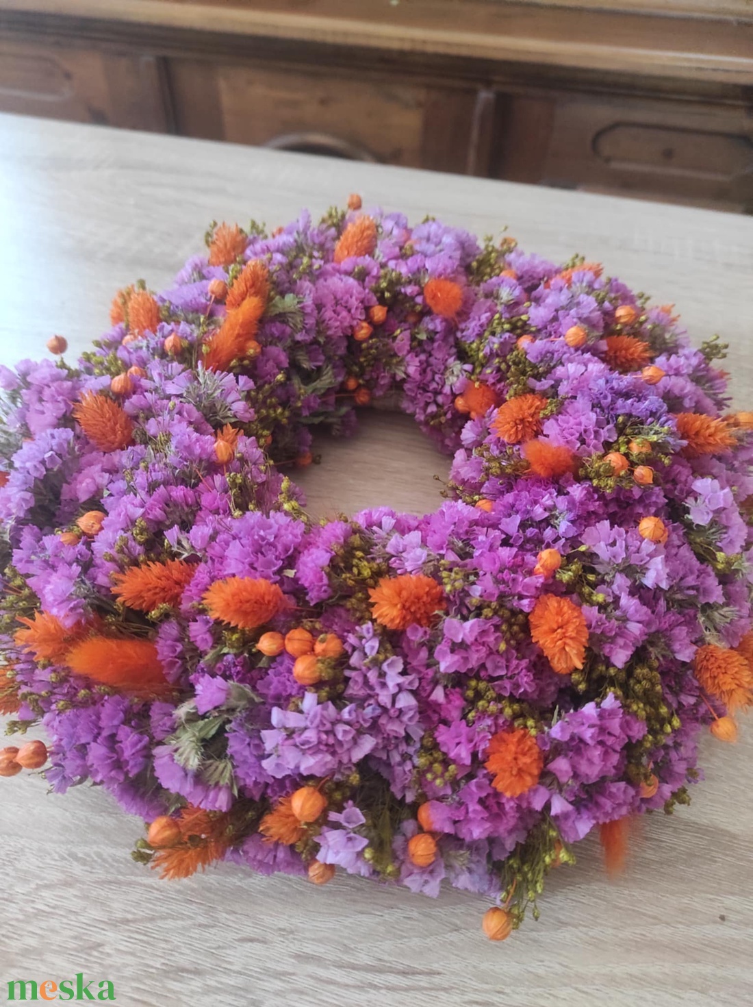 Szárazvirág koszorú,asztaldísz(őszi) - otthon & életmód - dekoráció - asztal és polc dekoráció - asztaldísz - Meska.hu Szárazvirág koszorú,asztaldísz(őszi) - otthon & életmód - dekoráció - asztal és polc dekoráció - asztaldísz - Meska.hu