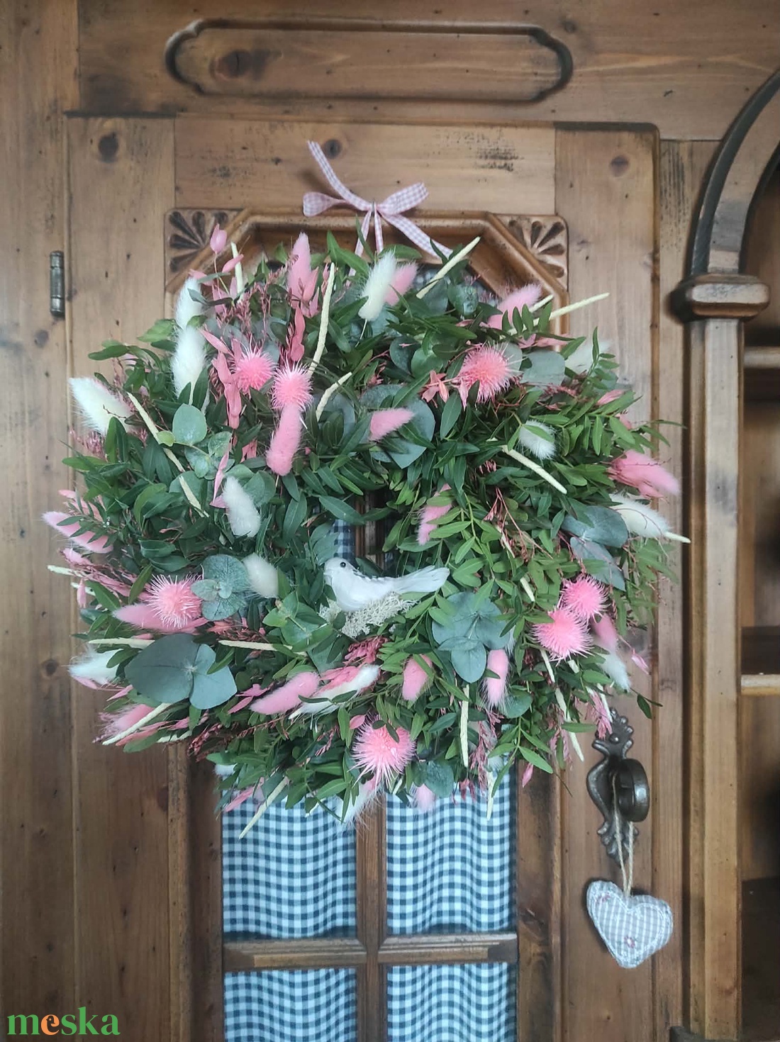 Tavaszi ajtódísz(élő) - otthon & életmód - dekoráció - ajtó- és ablak dekoráció - ajtódísz & kopogtató - Meska.hu
