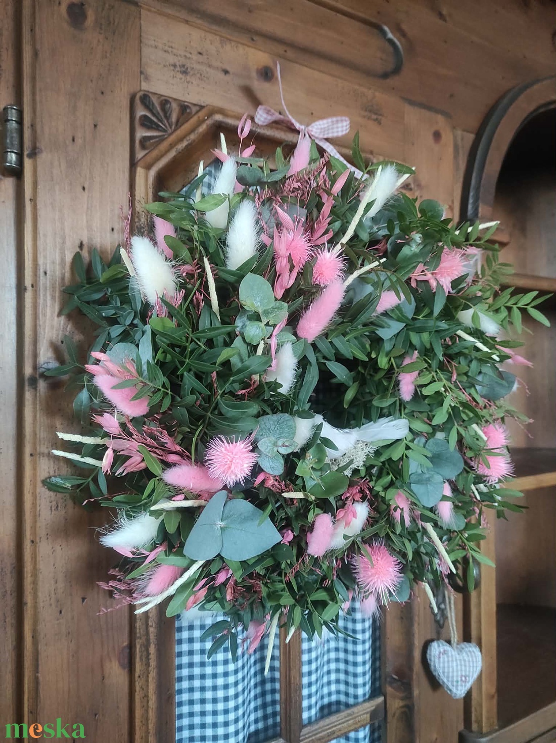 Tavaszi ajtódísz(élő) - otthon & életmód - dekoráció - ajtó- és ablak dekoráció - ajtódísz & kopogtató - Meska.hu