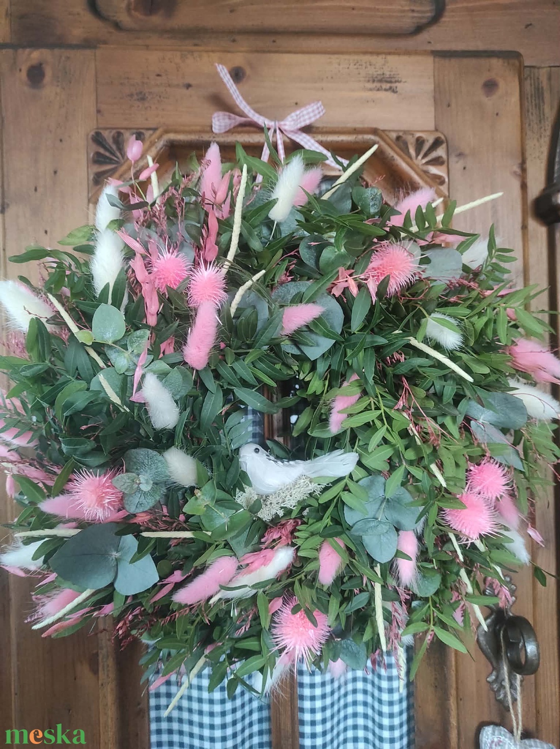 Tavaszi ajtódísz(élő) - otthon & életmód - dekoráció - ajtó- és ablak dekoráció - ajtódísz & kopogtató - Meska.hu