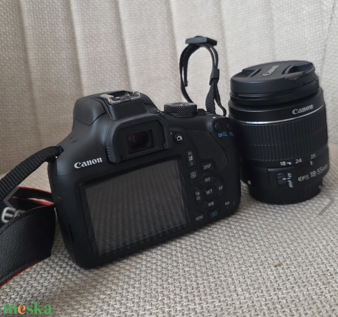 Canon EOS 2000D + 18-55mm objektív + táska + SD - kellékek & szerszámok - szerszámok, eszközök - egyéb szerszám, eszköz - Meska.hu
