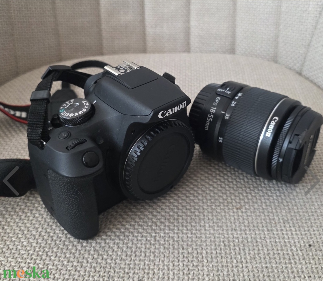 Canon EOS 2000D + 18-55mm objektív + táska + SD - kellékek & szerszámok - szerszámok, eszközök - egyéb szerszám, eszköz - Meska.hu