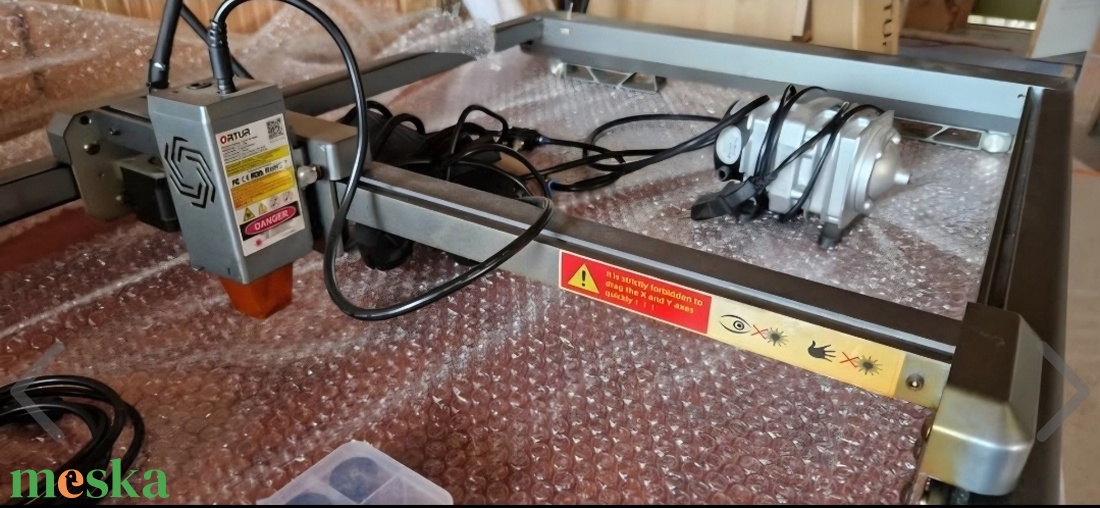 Ortur Laser Master 3 szett, bővítő, láb, forgató, kompresszor - kellékek & szerszámok - szerszámok, eszközök - egyéb szerszám, eszköz - Meska.hu