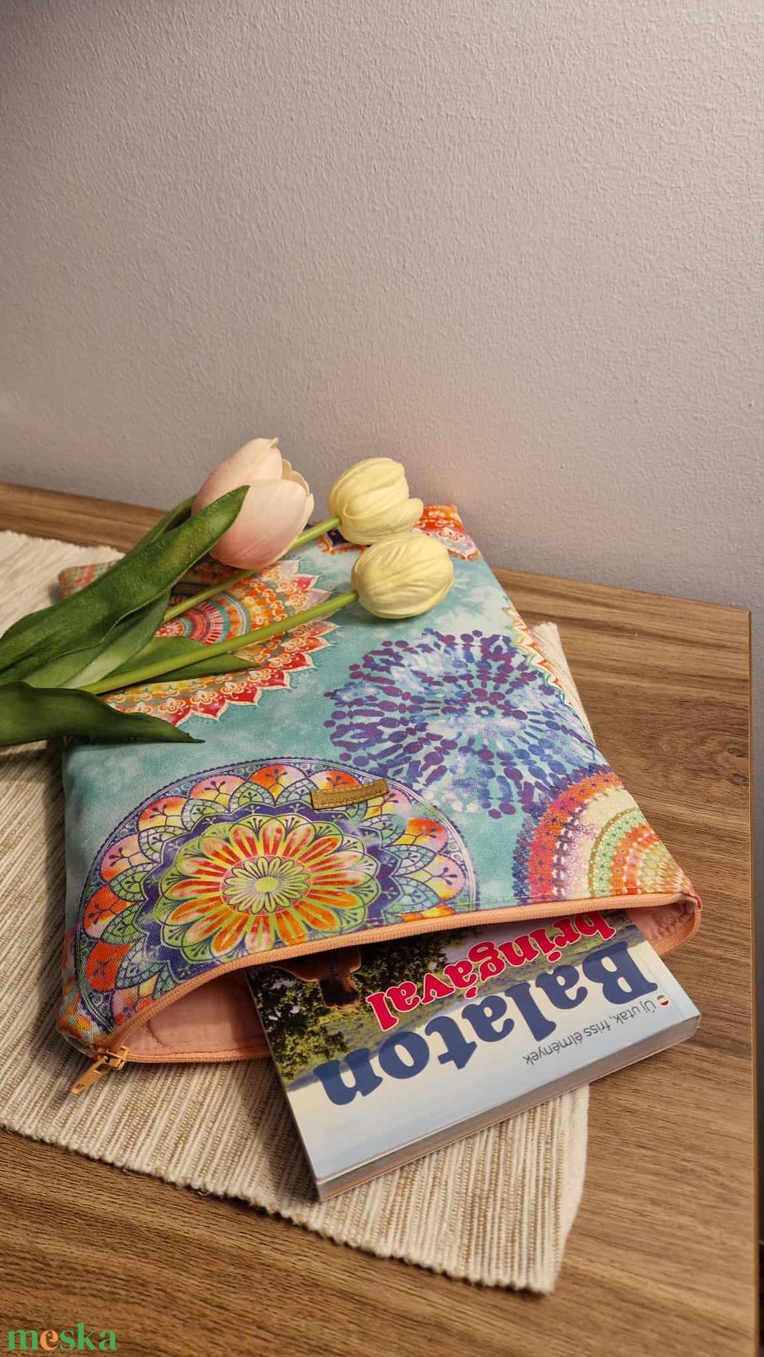 Mandala mintás könyvtok - könyv & zene - könyvtok - Meska.hu