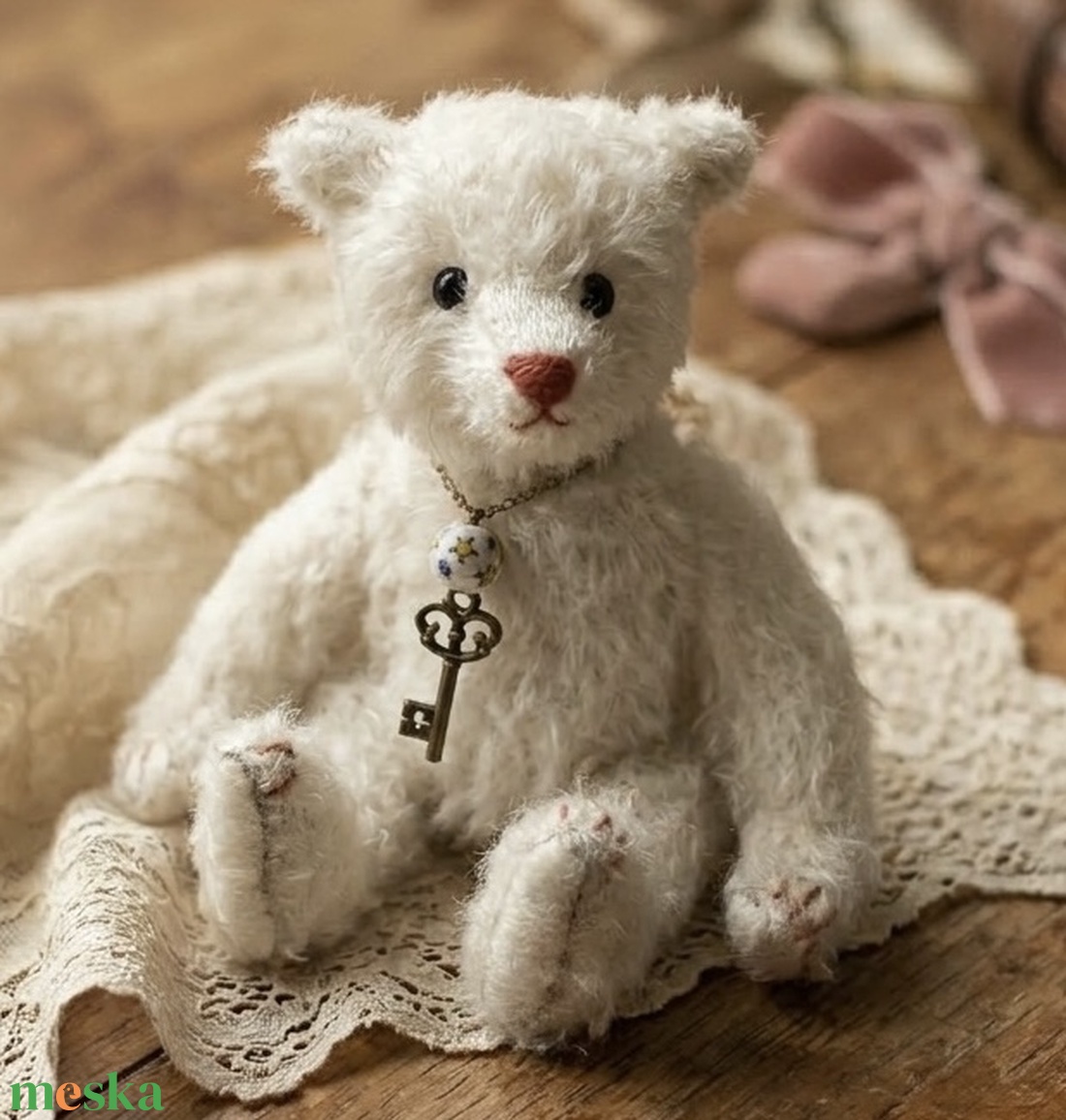 Egyedi kézzel készült antik stílusú mackó maci  - művészet - más gyűjtemények - Meska.hu