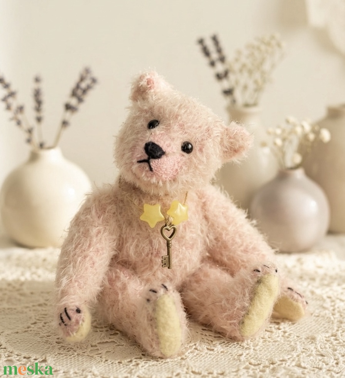 Egyedi antik stílusú kézzel készült mackó maci - művészet - más gyűjtemények - Meska.hu