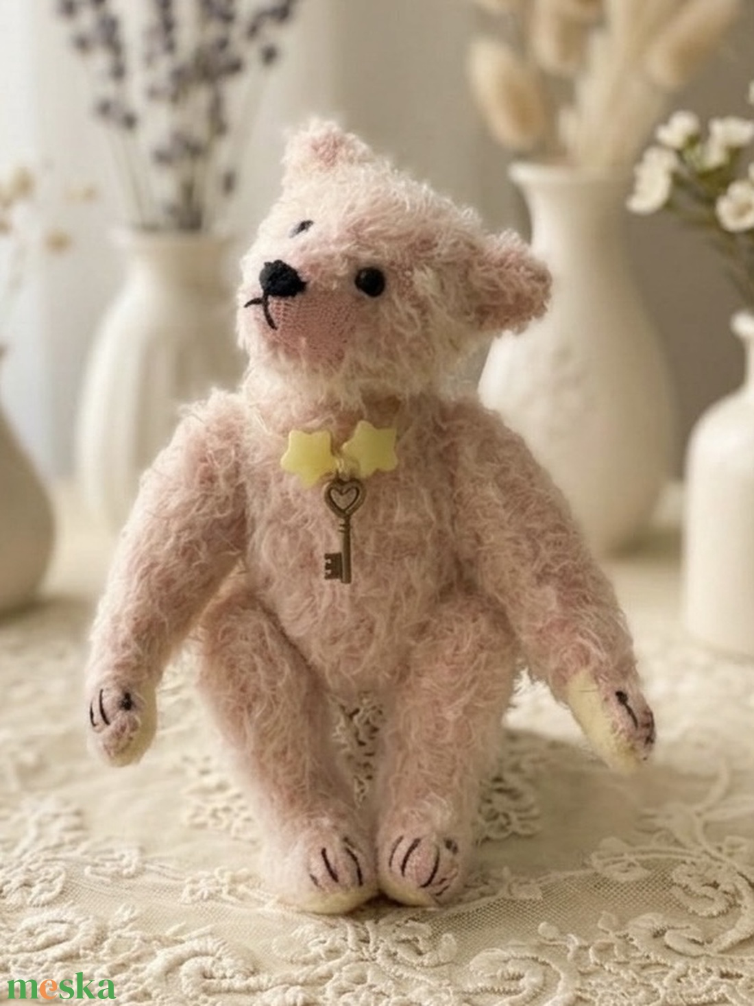 Egyedi antik stílusú kézzel készült mackó maci - művészet - más gyűjtemények - Meska.hu