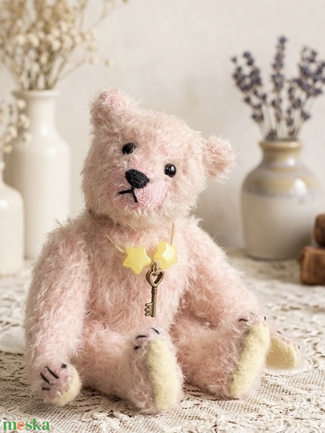 Egyedi antik stílusú kézzel készült mackó maci - művészet - más gyűjtemények - Meska.hu