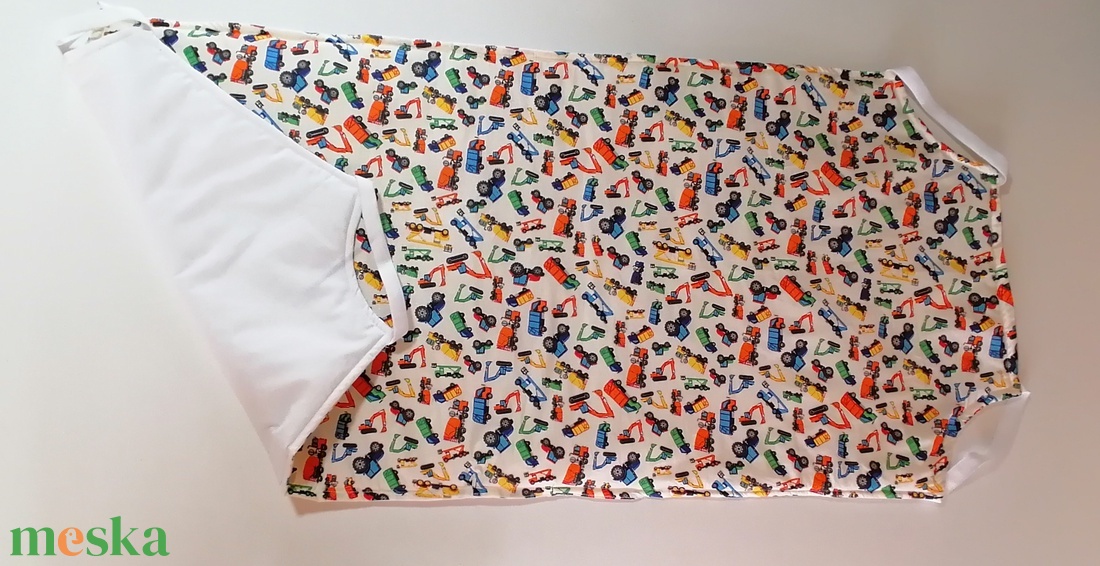 Óvodai vízhatlan lepedő - munkagépek - játék & sport - ovis felszerelés - ovis lepedő - Meska.hu