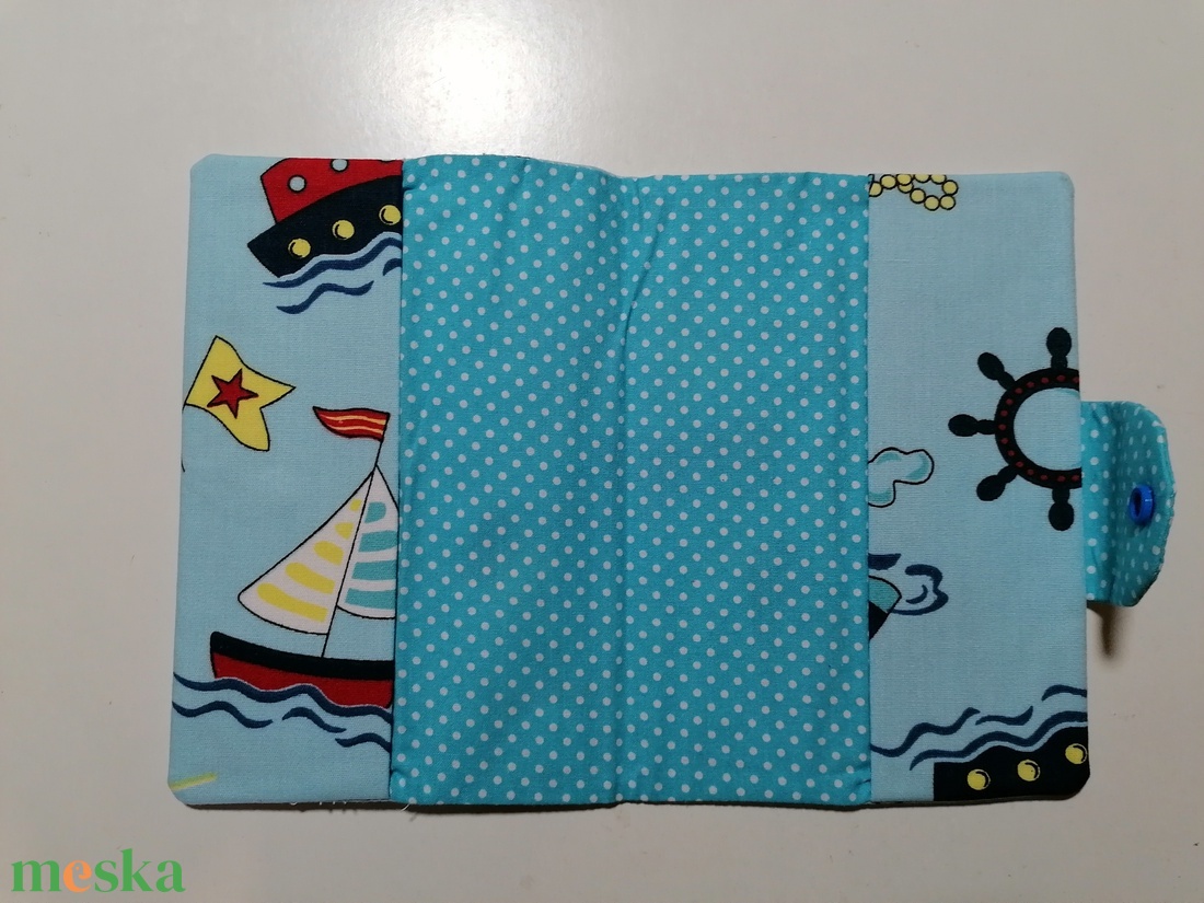 Textil egészségügyi kiskönyv borító - tenger  - otthon & életmód - papír, írószer - egészségügyi kiskönyv borító - Meska.hu