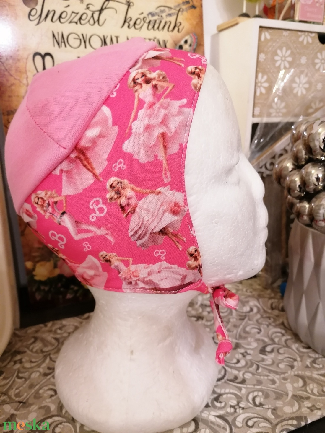 Megkötős sapka-Barbie - ruha & divat - babaruha & gyerekruha - babasapka - Meska.hu Megkötős sapka-Barbie - ruha & divat - babaruha & gyerekruha - babasapka - Meska.hu