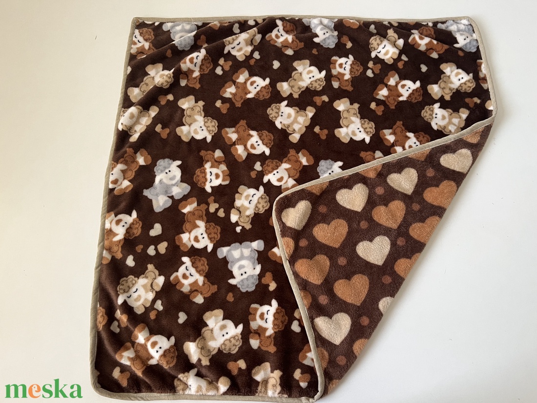 Wellsoft babatakaró -bárányos   - baba - mama - baba ágynemű - babatakaró, gyerek pléd - Meska.hu