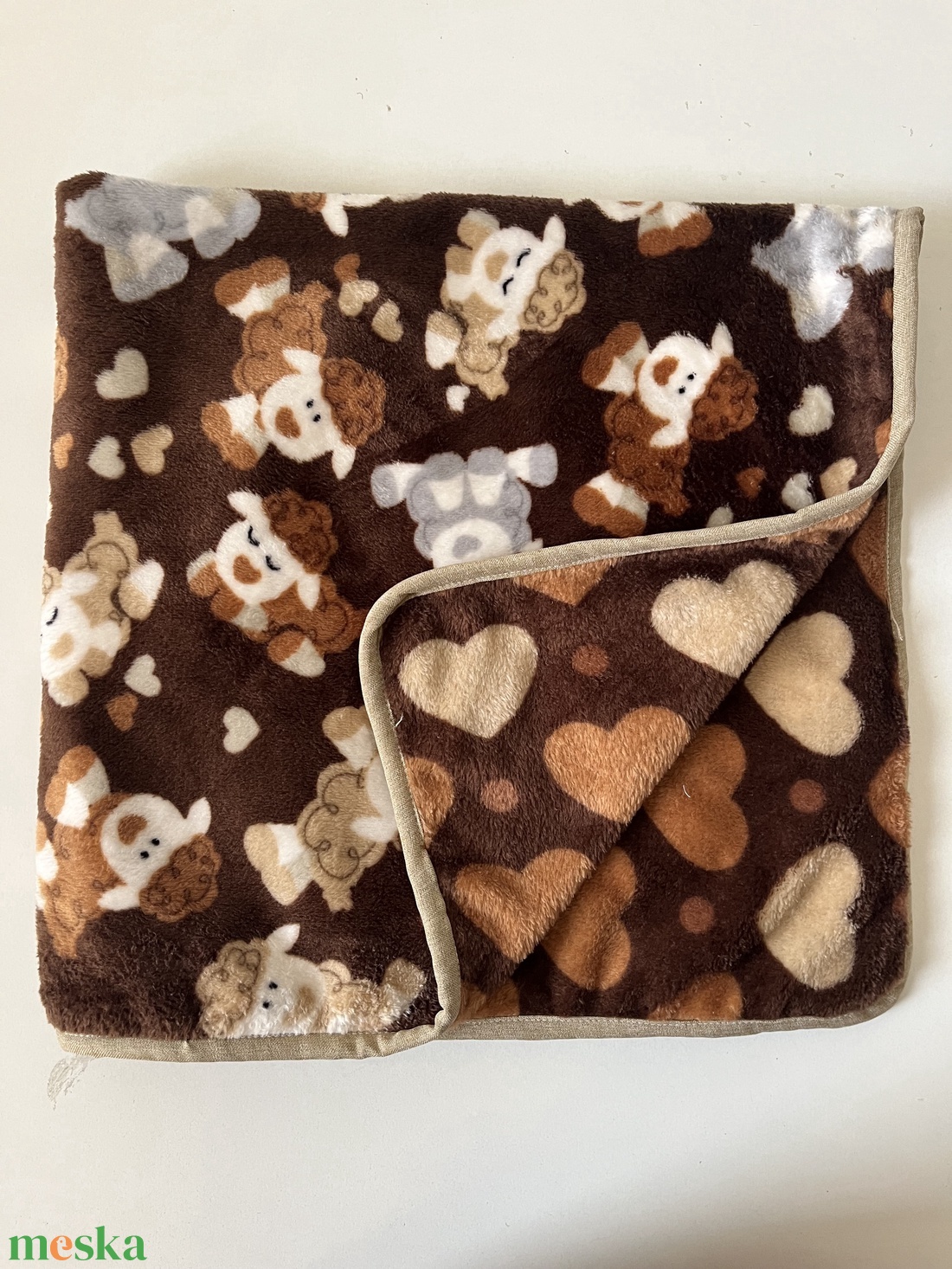 Wellsoft babatakaró -bárányos   - baba - mama - baba ágynemű - babatakaró, gyerek pléd - Meska.hu