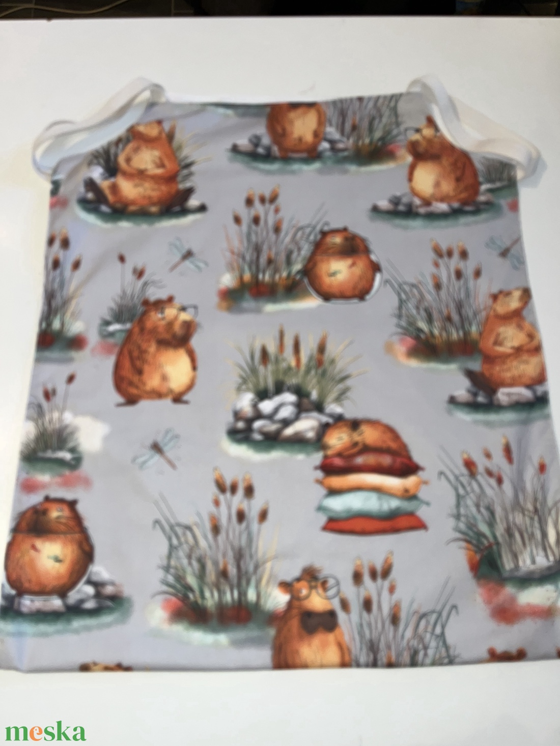 Óvodai vízhatlan lepedő -capibara - játék & sport - ovis felszerelés - ovis lepedő - Meska.hu