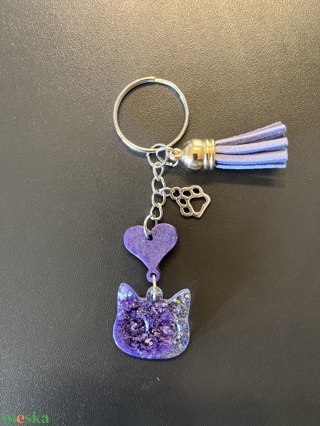 Epoxy kulcstartó  � macska  - táska & tok - kulcstartó & táskadísz - kulcstartó - Meska.hu