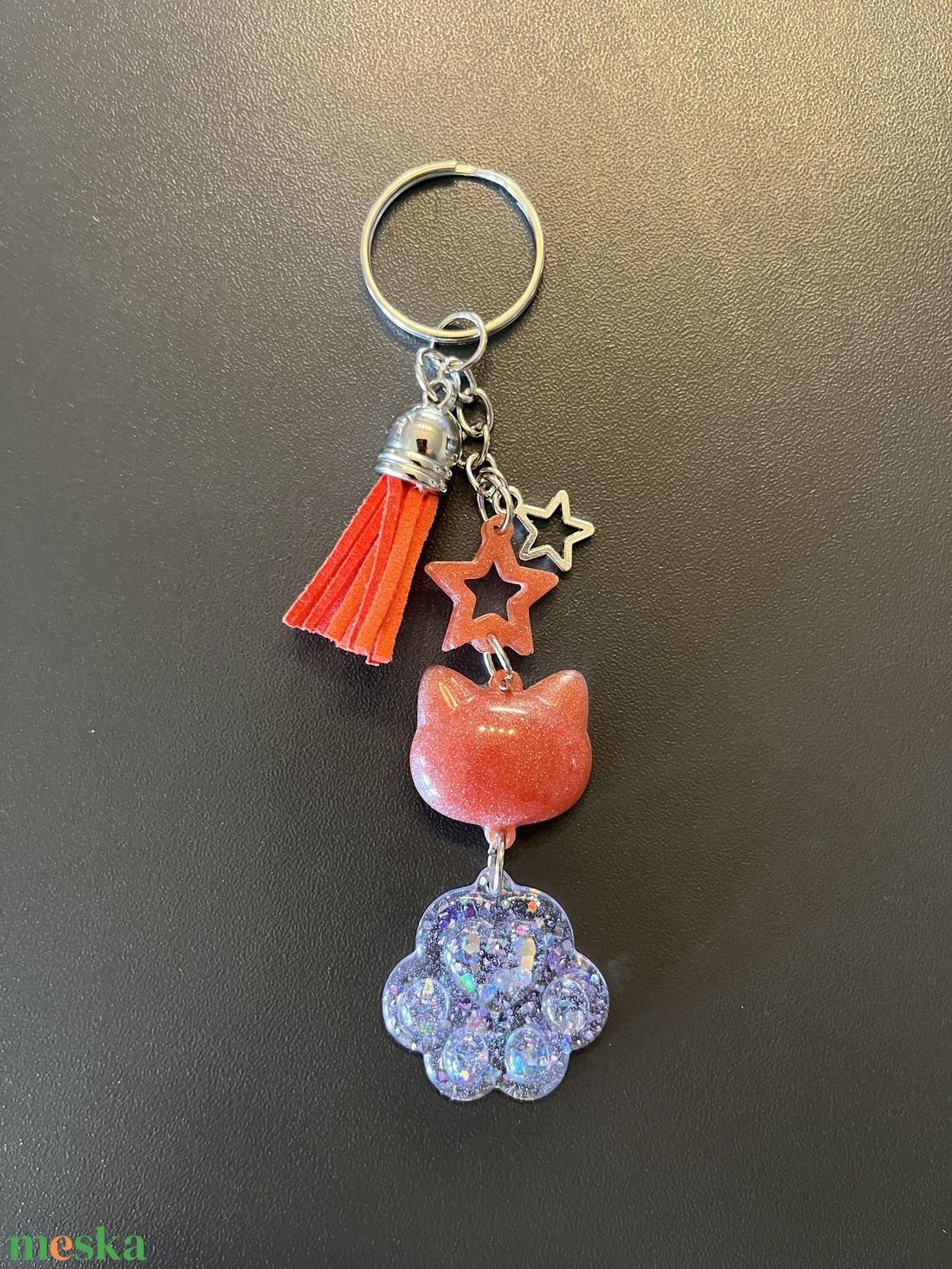 Epoxy kulcstartó  � macska 2 - táska & tok - kulcstartó & táskadísz - kulcstartó - Meska.hu