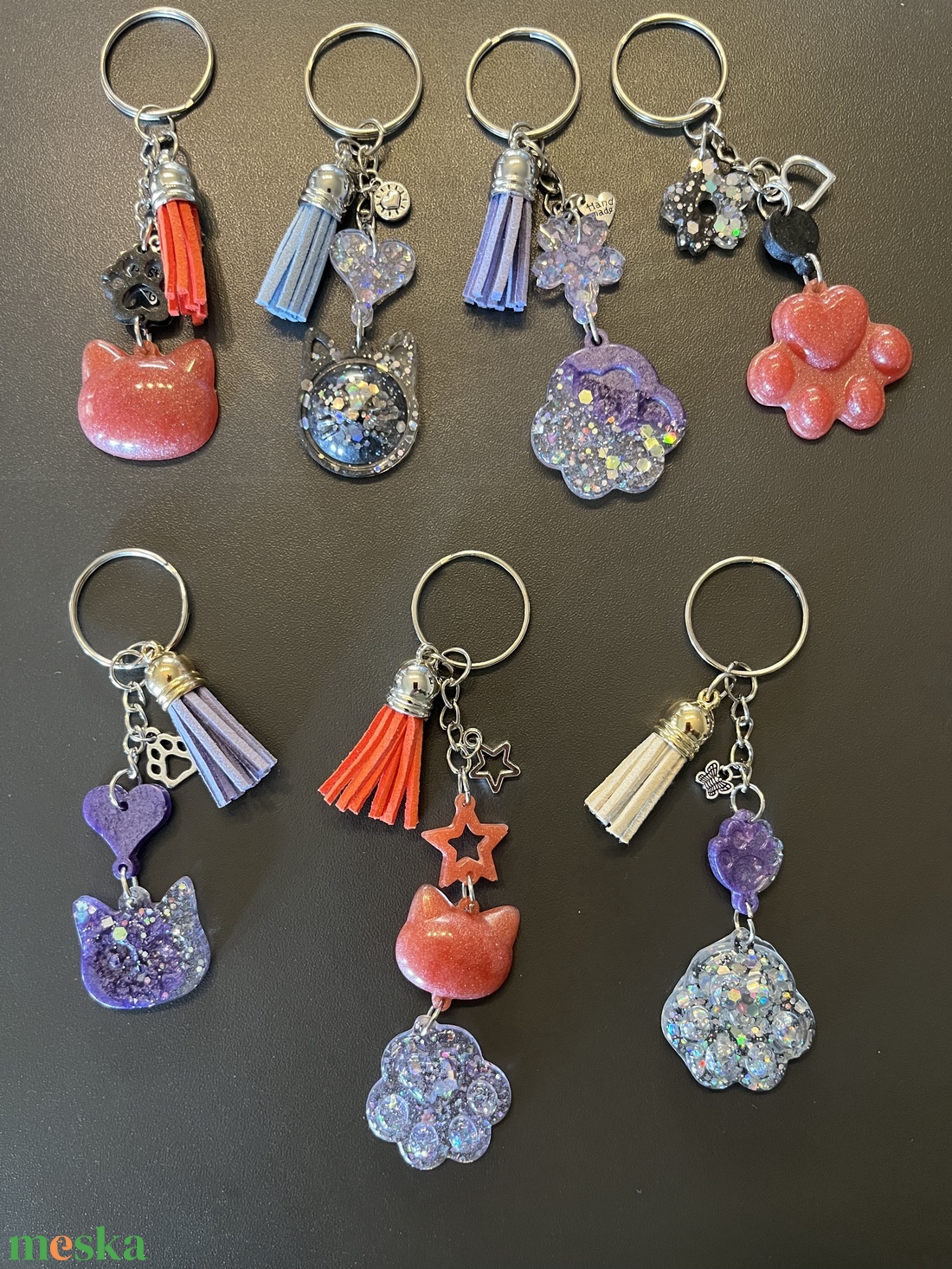 Epoxy kulcstartó  � tappancs 3 - táska & tok - kulcstartó & táskadísz - kulcstartó - Meska.hu