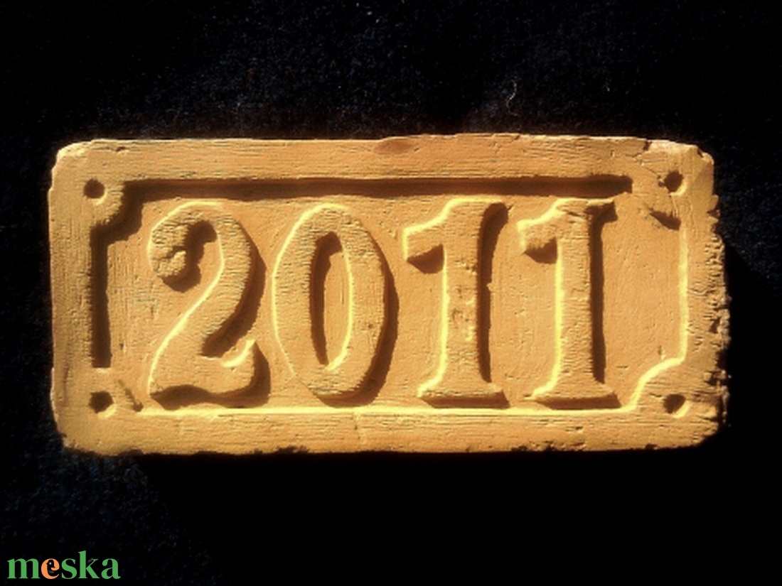 Faragott évszámos tégla ajándékba! -  - Meska.hu