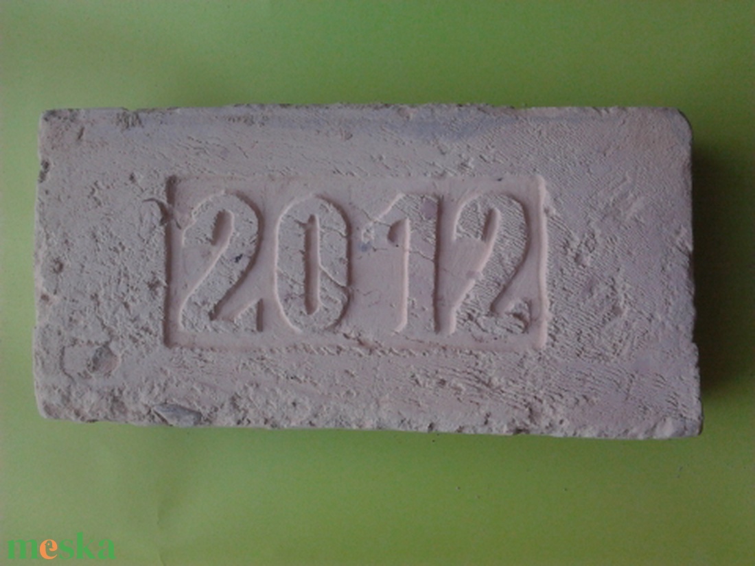 Faragott évszámos tégla ajándékba! -  - Meska.hu