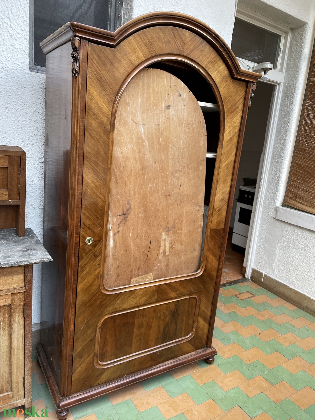Biedermeier ruhás szekrény, egyajtós - otthon & életmód - bútor - szekrény - Meska.hu Biedermeier ruhás szekrény, egyajtós - otthon & életmód - bútor - szekrény - Meska.hu