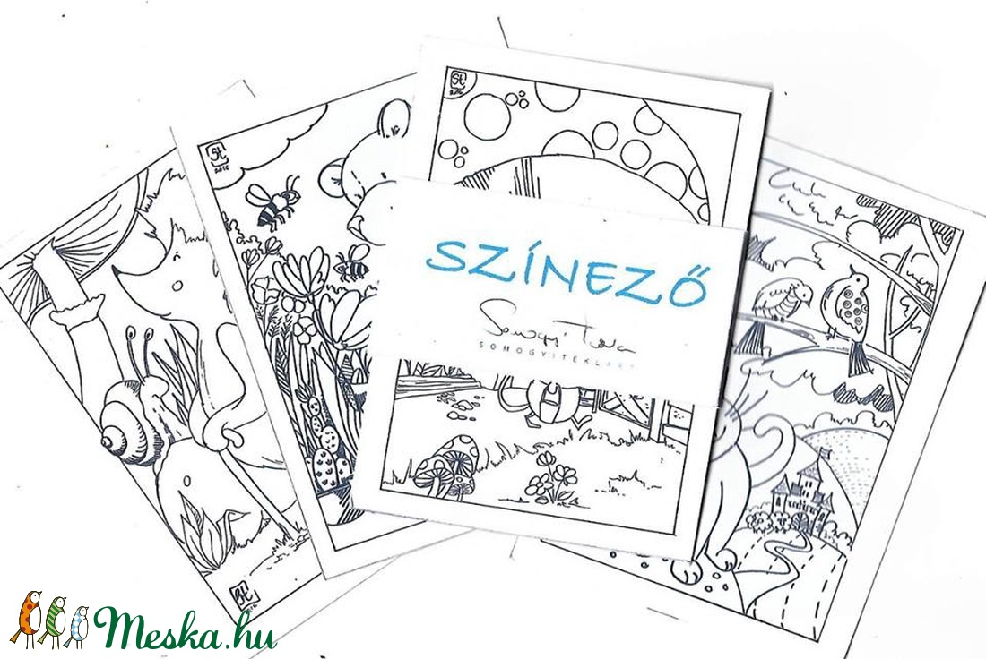 Állatos színező-print -  - Meska.hu