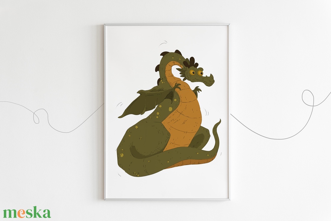 Sárkányos Print - otthon & életmód - babaszoba, gyerekszoba - babaszoba kép - Meska.hu Sárkányos Print - otthon & életmód - babaszoba, gyerekszoba - babaszoba kép - Meska.hu