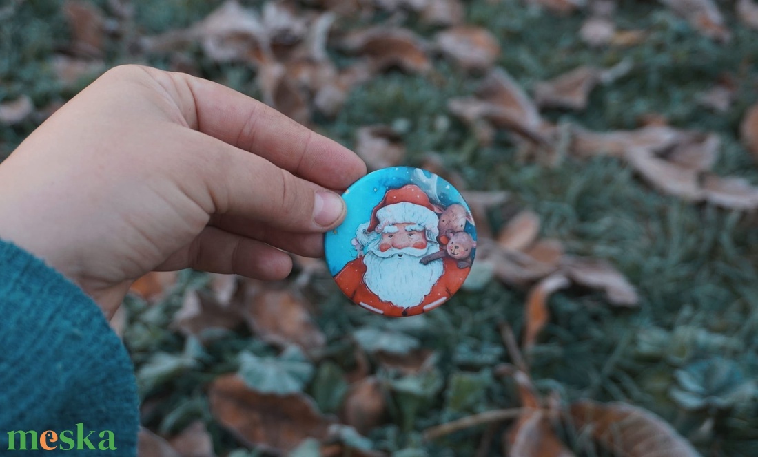 Mikulás - mágnes - otthon & életmód - konyhafelszerelés, tálalás - konyhai dekoráció - hűtőmágnes - Meska.hu