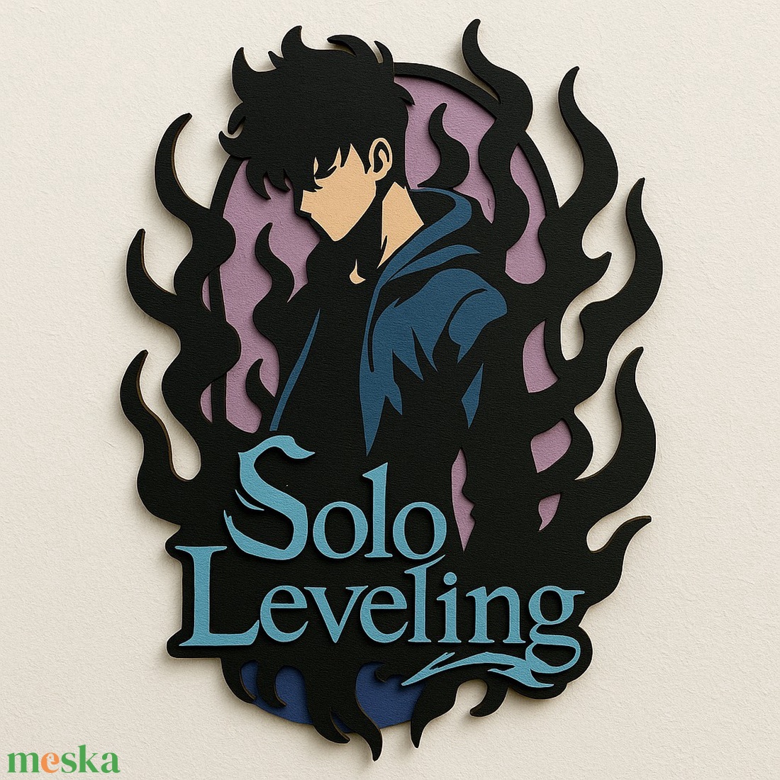 Solo Leveling Anime ihlette dekoráció - otthon & életmód - dekoráció - kép & falikép - fából készült kép - Meska.hu Solo Leveling Anime ihlette dekoráció - otthon & életmód - dekoráció - kép & falikép - fából készült kép - Meska.hu