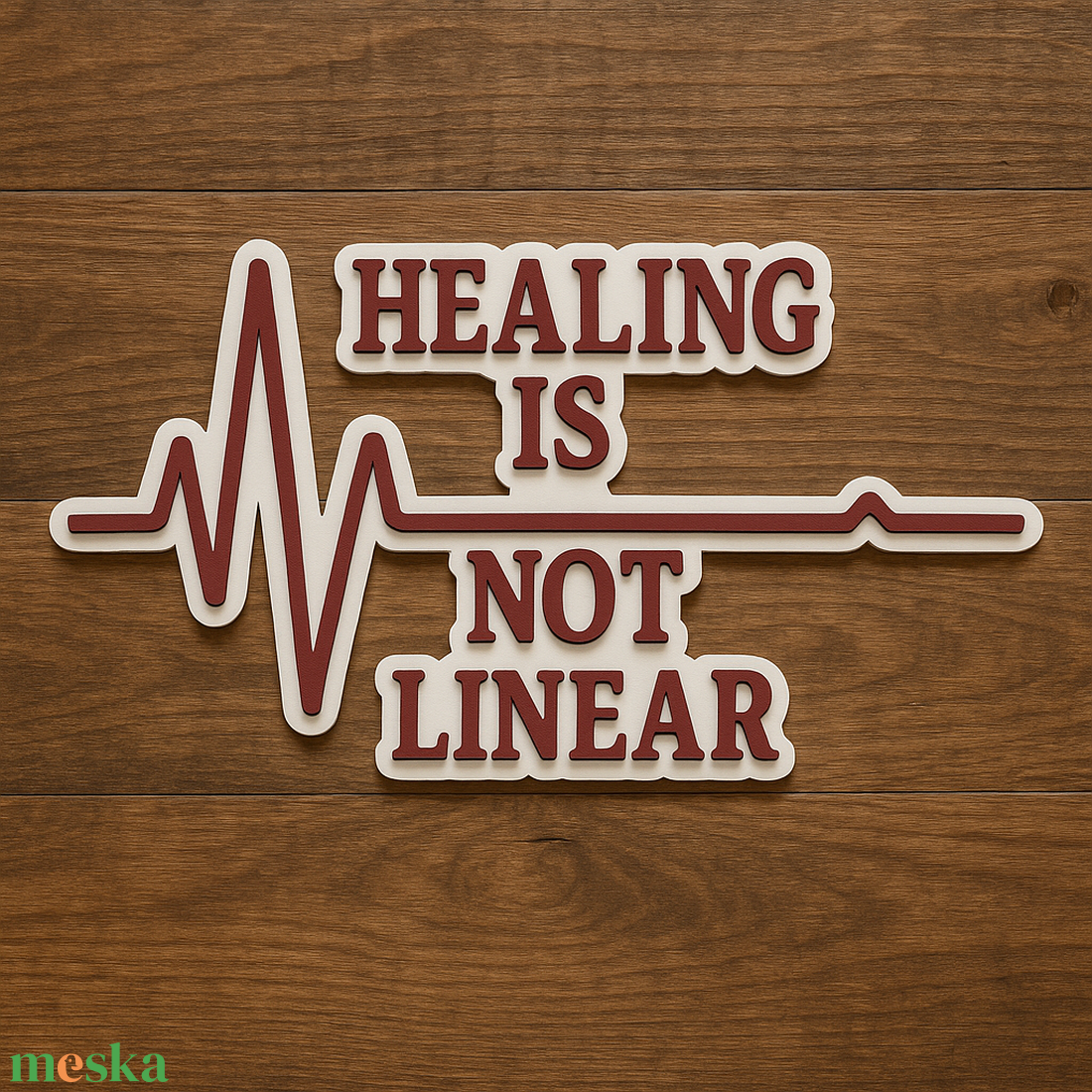 Healing is not linear Lézervágott inspiráció - otthon & életmód - dekoráció - kép & falikép - fából készült kép - Meska.hu Healing is not linear Lézervágott inspiráció - otthon & életmód - dekoráció - kép & falikép - fából készült kép - Meska.hu