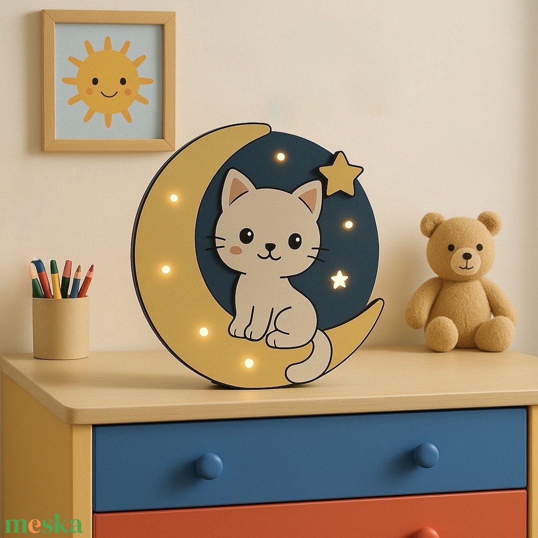 Cicás Holdfény hangulat lámpa gyerekszobába - otthon & életmód - lámpa - hangulatlámpa - Meska.hu Cicás Holdfény hangulat lámpa gyerekszobába - otthon & életmód - lámpa - hangulatlámpa - Meska.hu