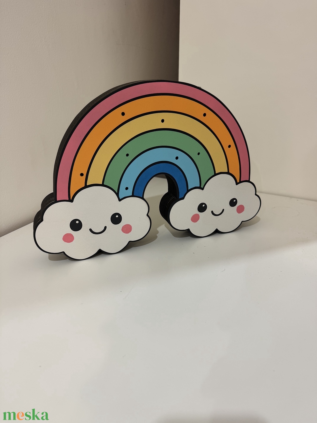 Szivárványos Felhőcske hangulat lámpa gyerekszobába - otthon & életmód - lámpa - hangulatlámpa - Meska.hu