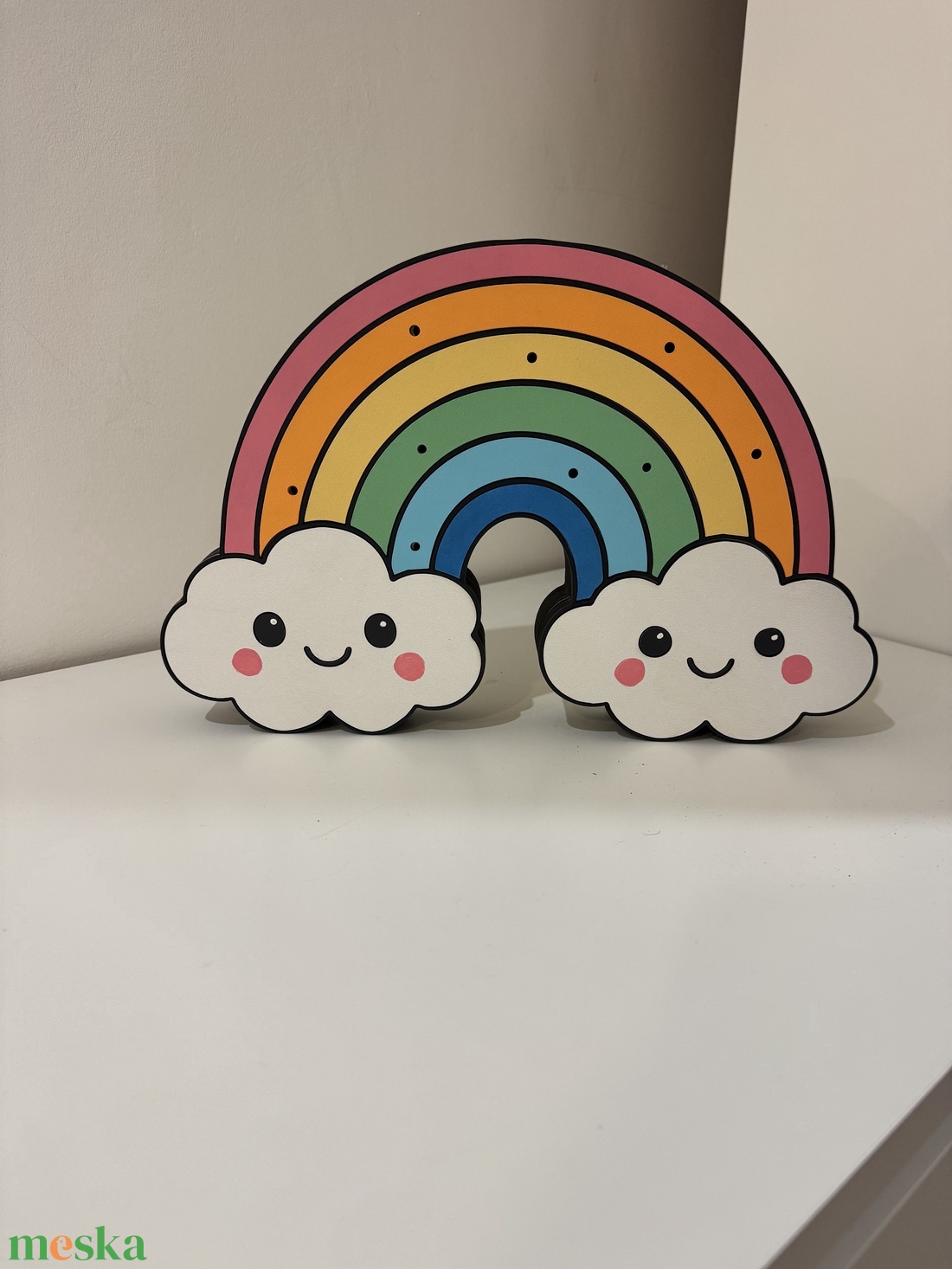 Szivárványos Felhőcske hangulat lámpa gyerekszobába - otthon & életmód - lámpa - hangulatlámpa - Meska.hu