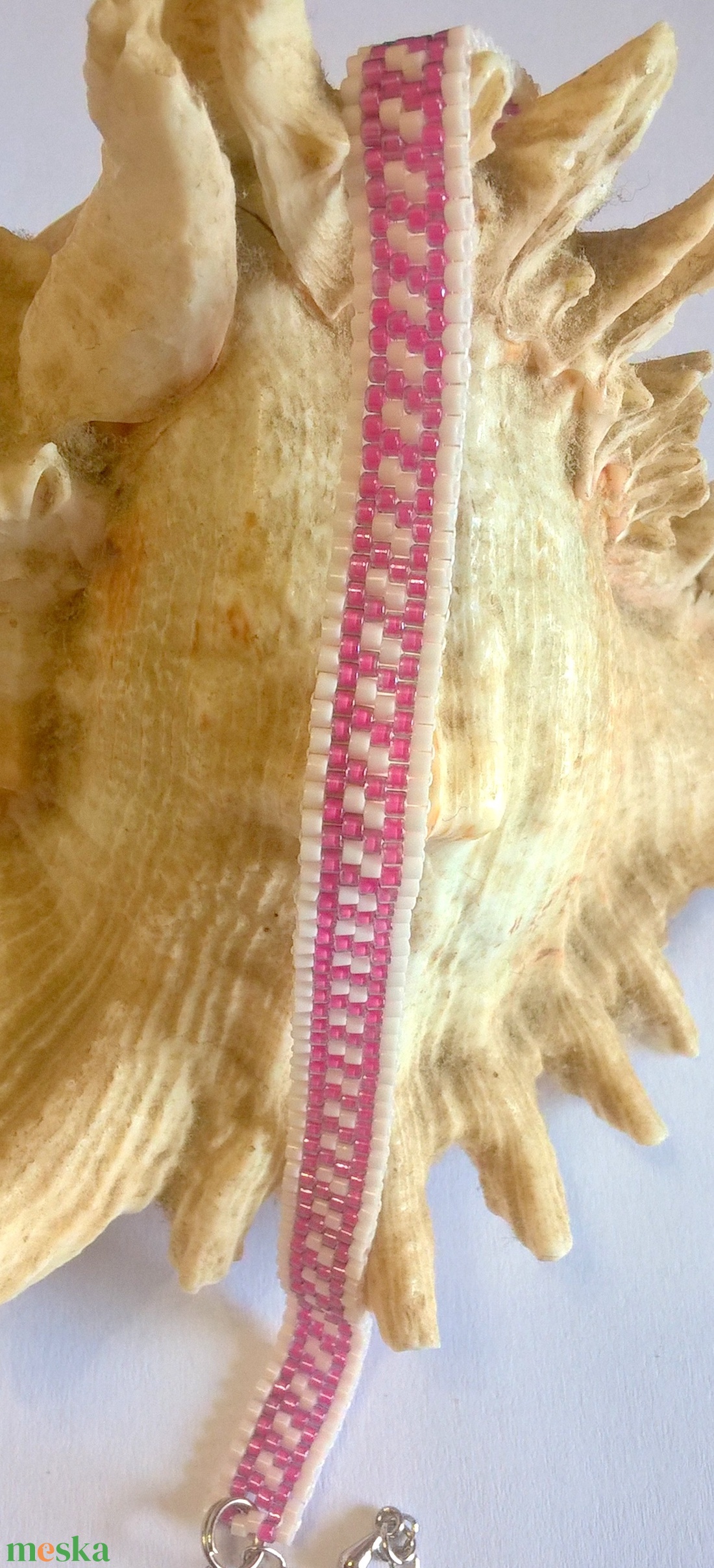 -30% Készletkisöprés! Magenta szösszenet - ékszer - karkötő - gyöngyös karkötő - Meska.hu -30% Készletkisöprés! Magenta szösszenet - ékszer - karkötő - gyöngyös karkötő - Meska.hu