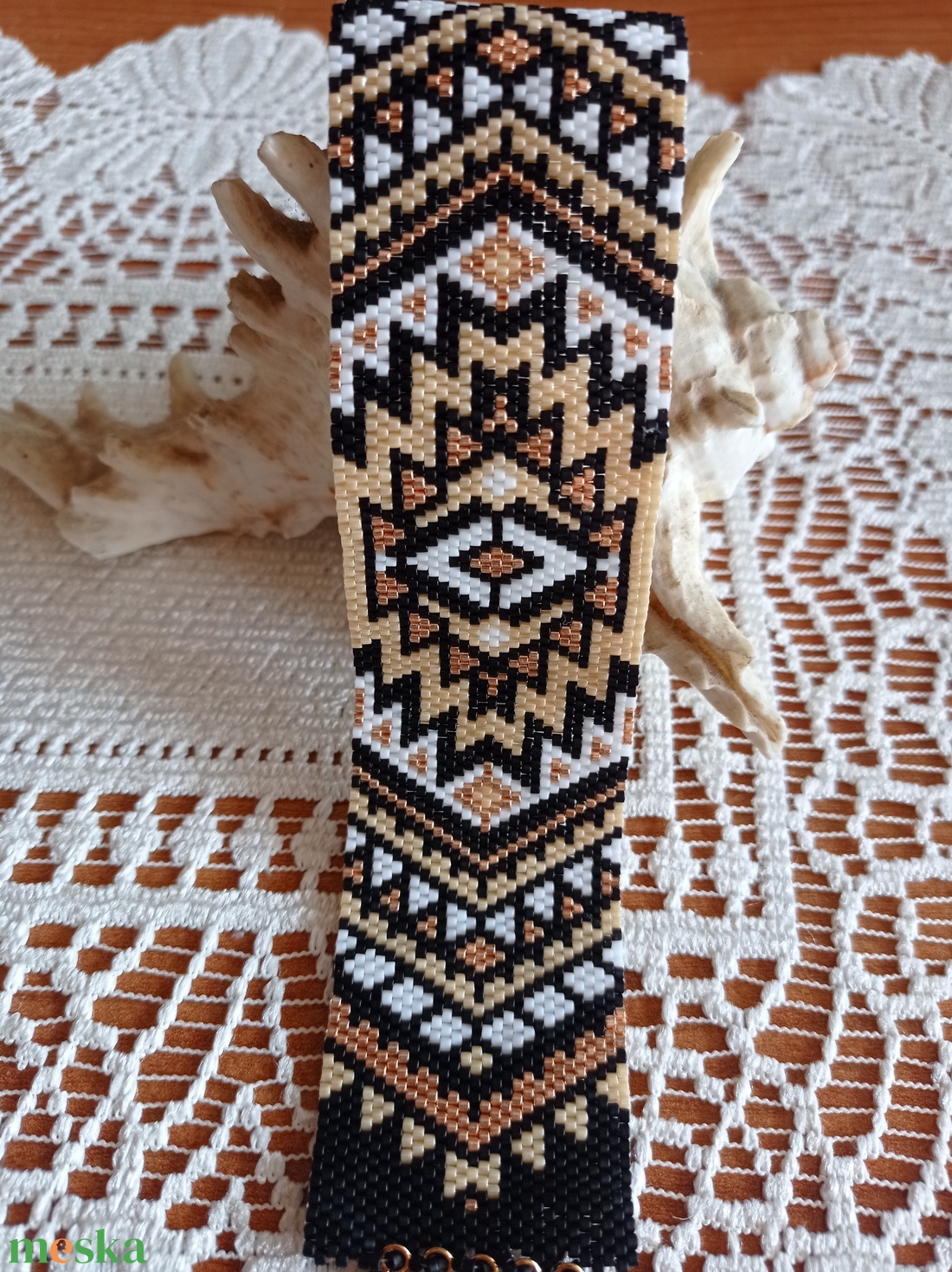 Kiki azték karkötője - ékszer - karkötő - gyöngyös karkötő - Meska.hu Kiki azték karkötője - ékszer - karkötő - gyöngyös karkötő - Meska.hu