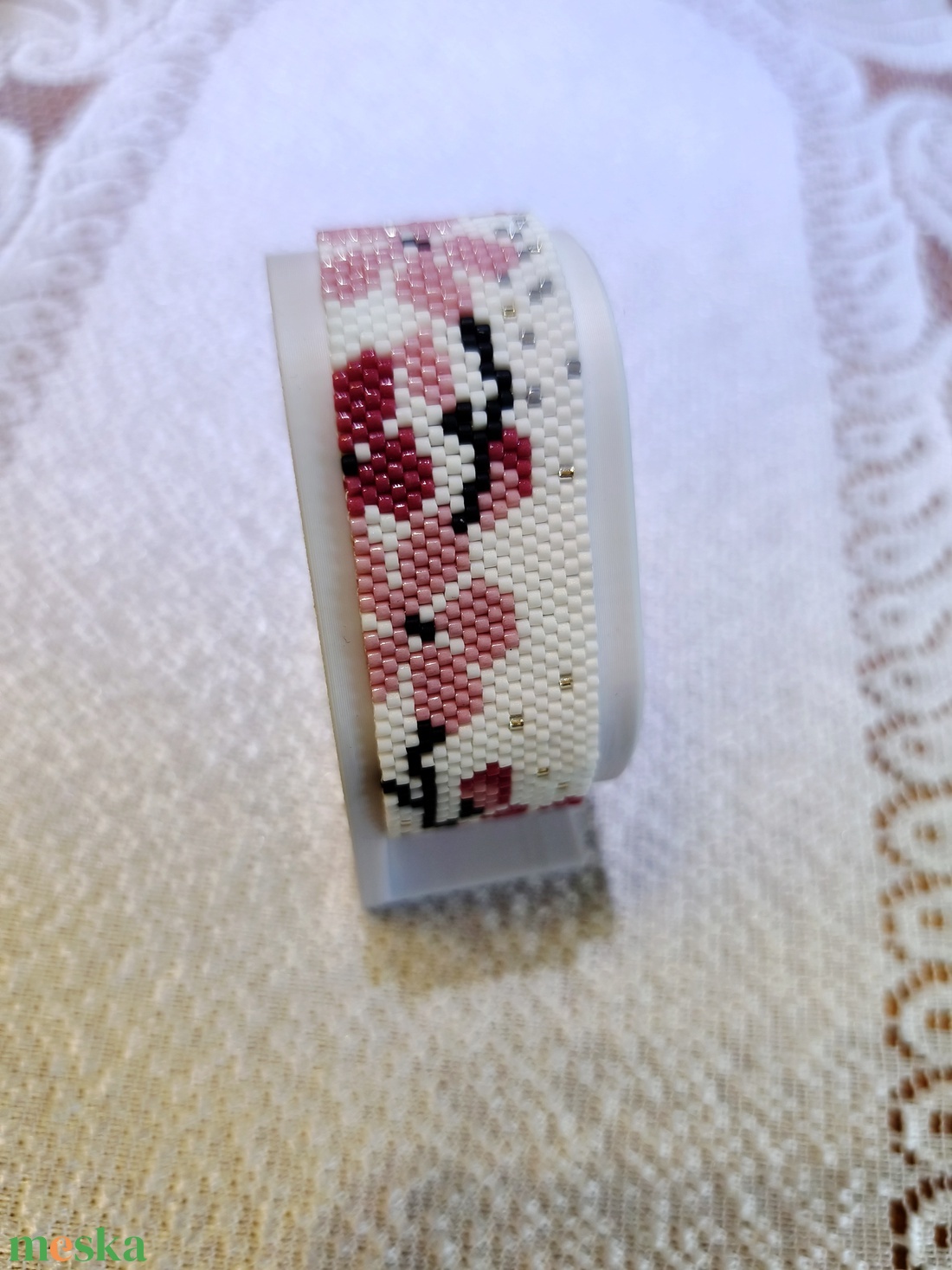 Sakura  - ékszer - karkötő - gyöngyös karkötő - Meska.hu