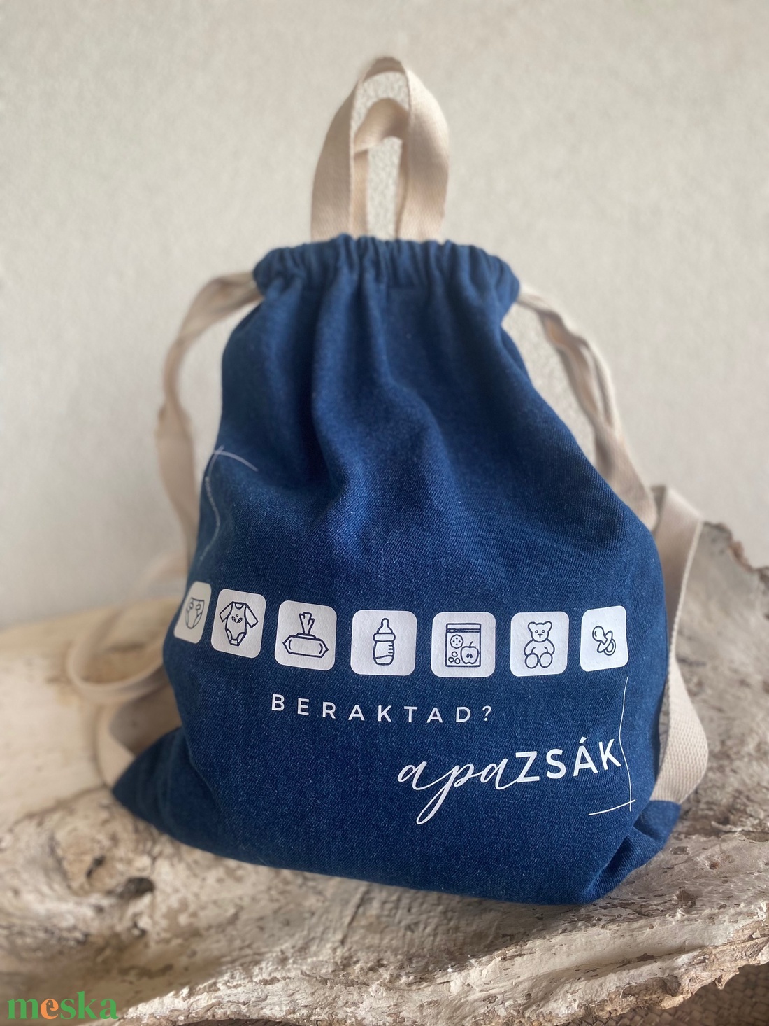 Apazsák  tejfakasztóra, apák napjára - táska & tok - hátizsák - kishátizsák - Meska.hu