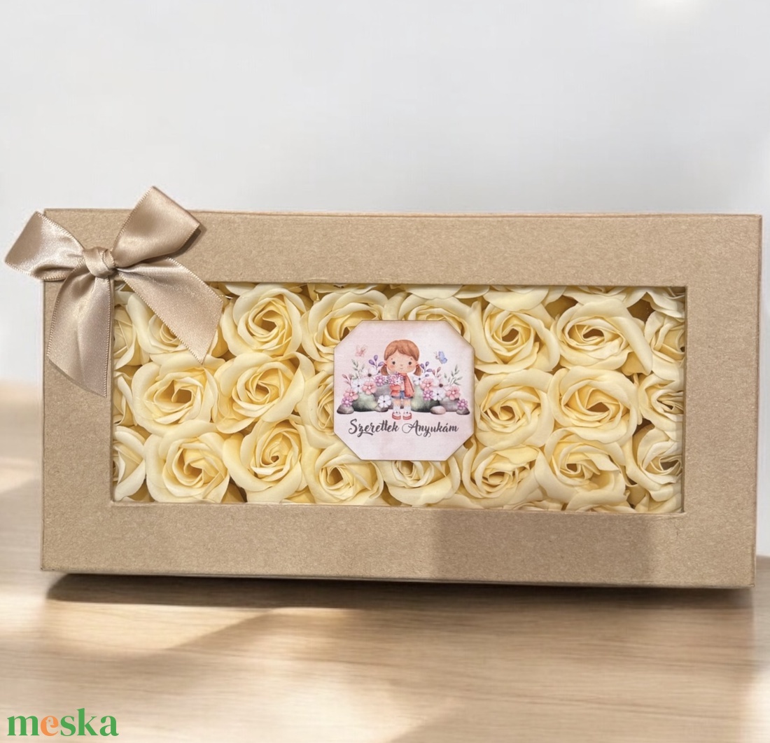 Szappanrózsa box - Szeretlek Anyukám - otthon & életmód - dekoráció - virágdísz és tartó - virágbox, virágdoboz - Meska.hu Szappanrózsa box - Szeretlek Anyukám - otthon & életmód - dekoráció - virágdísz és tartó - virágbox, virágdoboz - Meska.hu