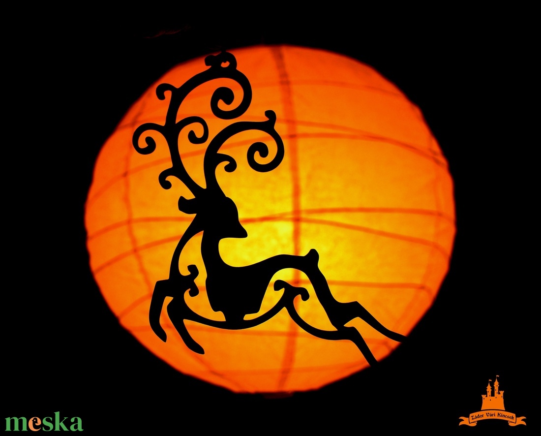 Csodaszarvas dekoráció fából - otthon & életmód - dekoráció - dísztárgy - Meska.hu