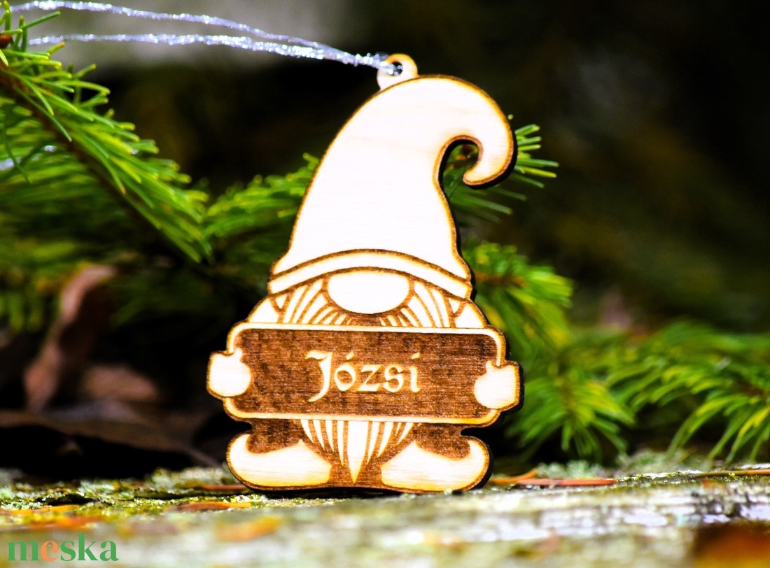 Fa manó dekoráció név gravírozással - otthon & életmód - dekoráció - dísztárgy - Meska.hu