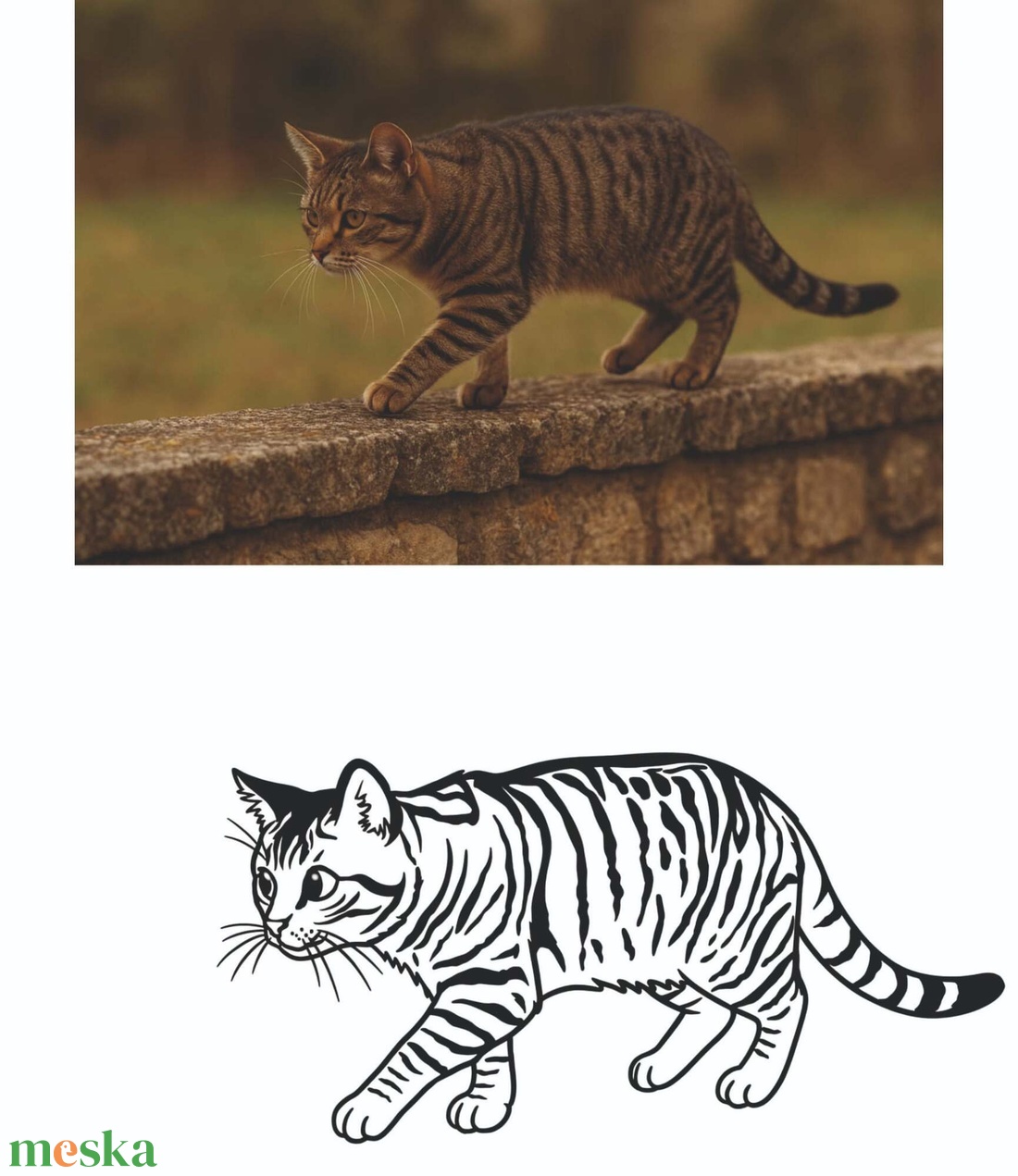 Cicás fakanál fotó alapján név gravírozással - otthon & életmód - konyhafelszerelés, tálalás - sütés, főzés - fakanál & fakanáltartó - Meska.hu