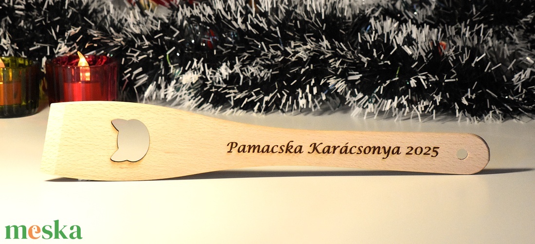 Cicás fakanál név gravírozással - otthon & életmód - konyhafelszerelés, tálalás - sütés, főzés - fakanál & fakanáltartó - Meska.hu